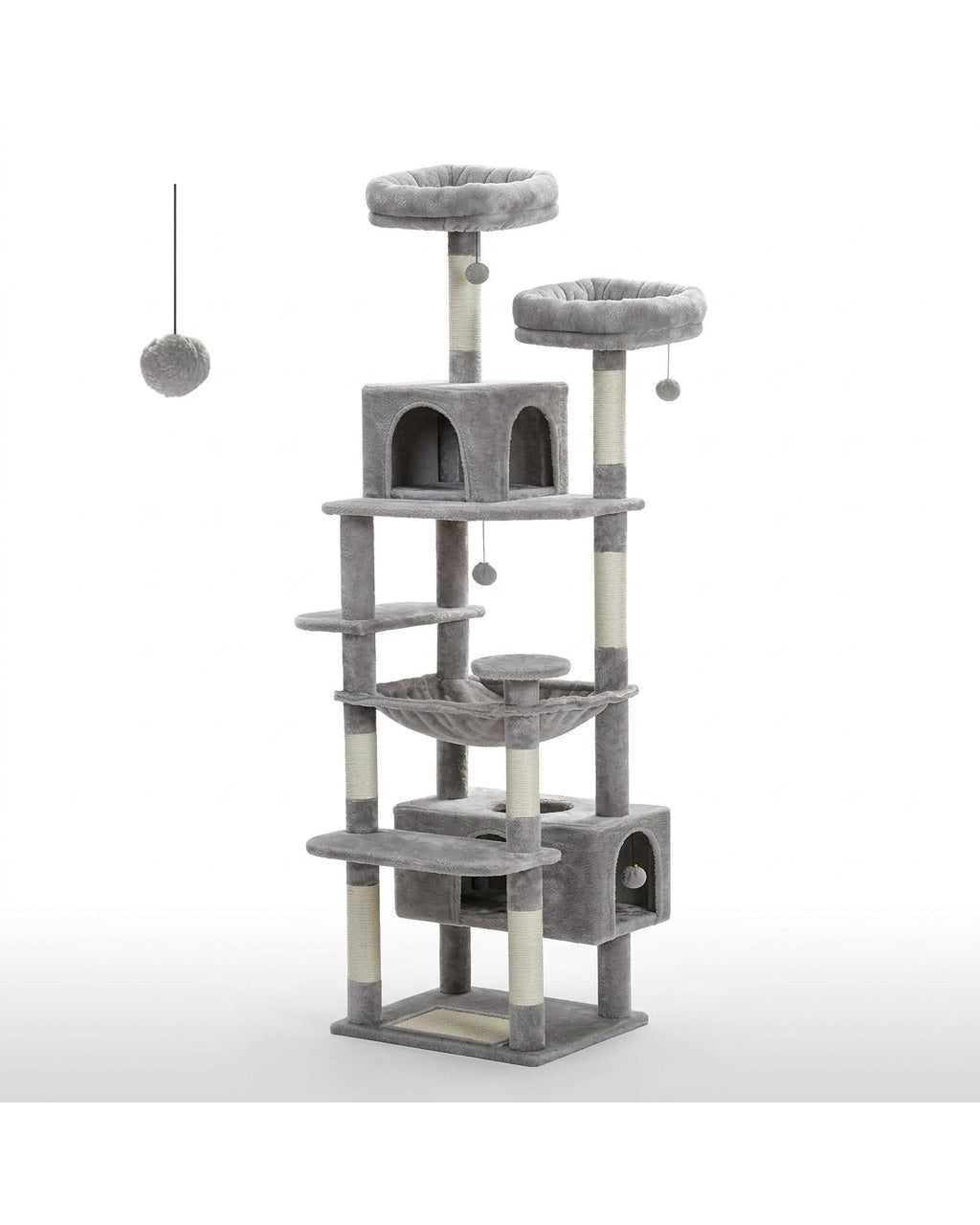 Arbre à Chat Géant XXL — Grand Confort avec Niche & Hamac