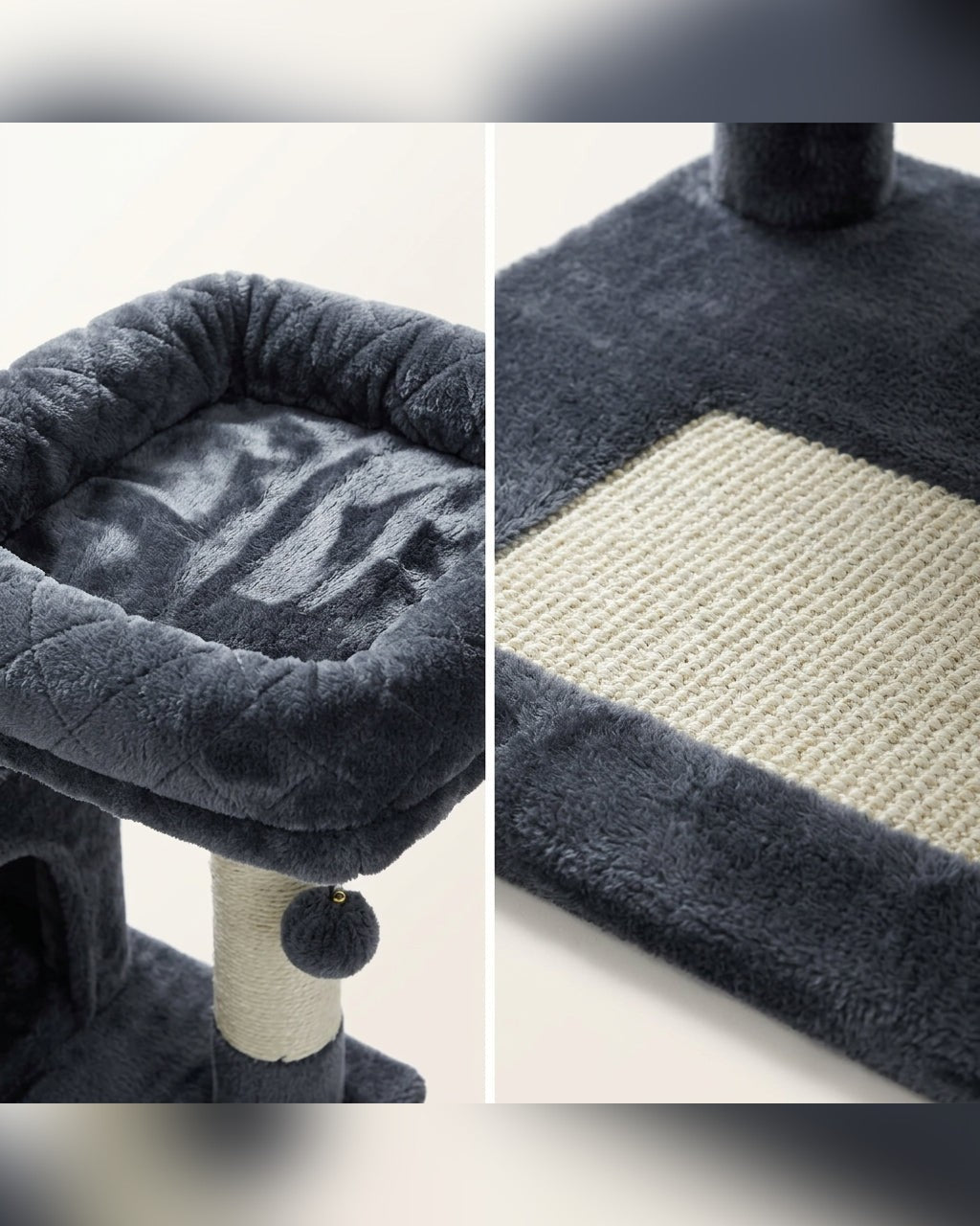 Arbre à Chat Géant XXL — Grand Confort avec Niche & Hamac