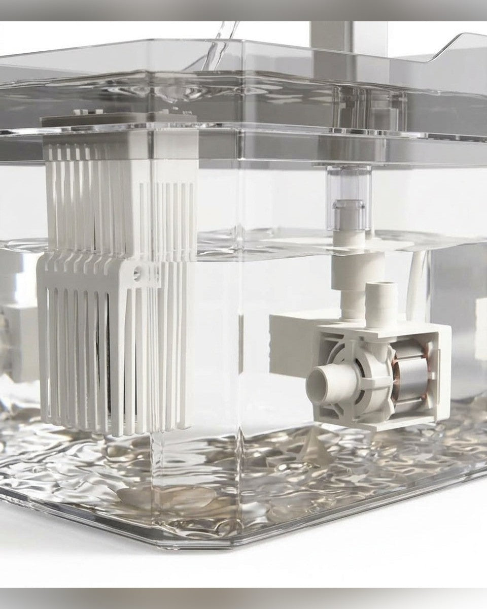 fontaine à eau pour chat 1,5 l usb-c avec filtre